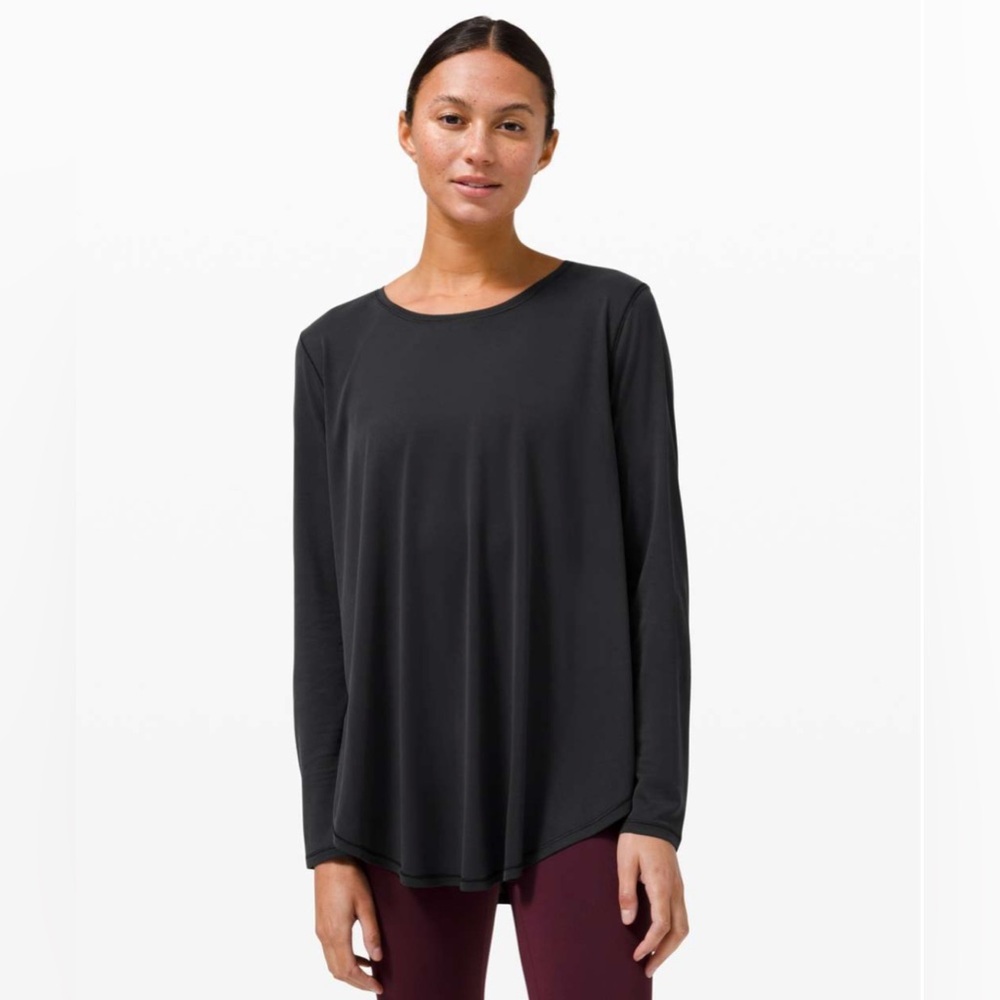 Lululemon Draped Bum Covering Long Sleeve
